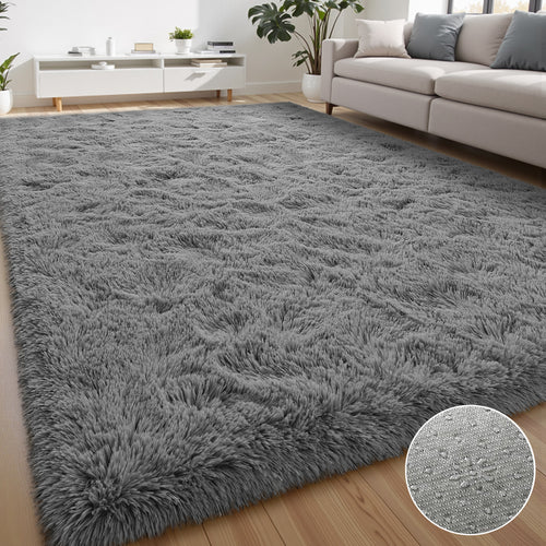 Lalado 8ft x 10ft Shag Area Rug, Soft Fluffy Indoor Area Rugs for Living Room Bedroom Decor Carpet