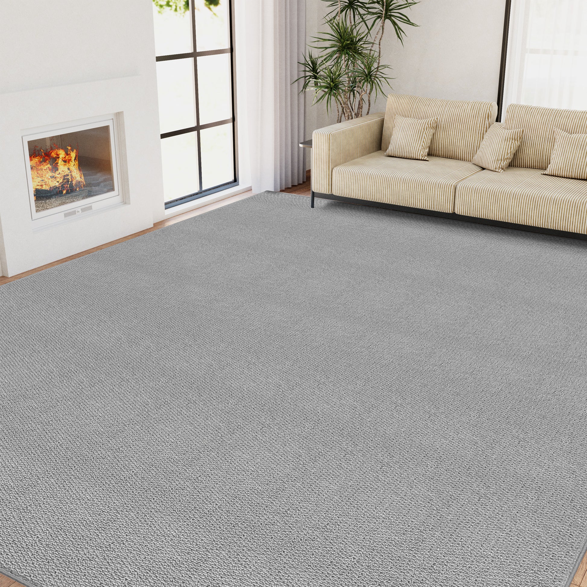 Lalado 5ft x 8ft Washable Area Rug, Modern Non-Slip Carpet for Living Room Bedroom Dining Room, Aesthetic Indoor Home Decor